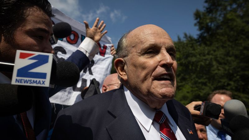 Rudy Giuliani's former attorneys sue him for more than $1.3 million in unpaid legal fees