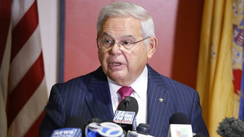 Sen. Bob Menendez charged with conspiracy to act as a foreign agent in new indictment