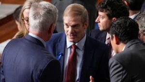Tensions rise inside GOP meeting as Jordan pivots strategy in speaker race
